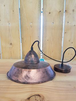 Eglo Hanglamp Vintage Staal Koper Deksel
