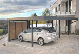 Gr. 1 - Typ M 516.524  Stahl-Doppelcarport