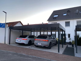 Gr. 3 - Typ STRF 703.565  besonders breites Stahl-Carport