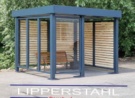 Gr. 3 - LS 300.250  Raucherunterstand LIPPERSTAHL