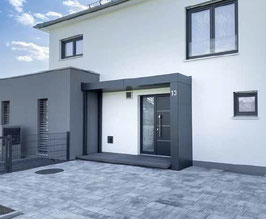 VL 400.125 Design Stahl-Vordach L-Style