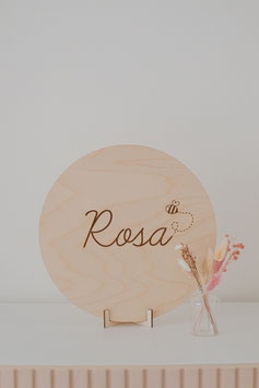 Houten naambord "Eigen ontwerp"