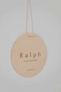 Houten naambord "RALPH"