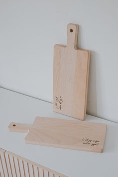 Tapasplank hout met gravering (kerst)