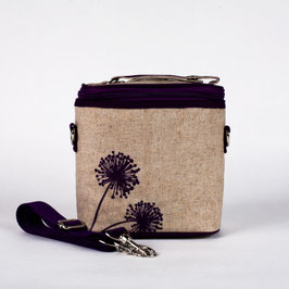 Purple Dandelion Cooler Bag - Small