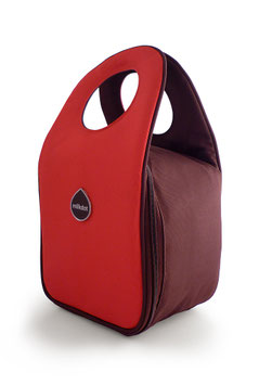 Stoh Candy Apple Red Lunch Tote