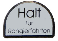 Rangierhalttafel