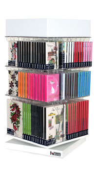 Tisch-Drehsäule  -  DVD`s, CD`s, Video´s