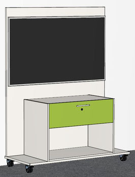 Game-Place mit Klappe und Monitorhalterung