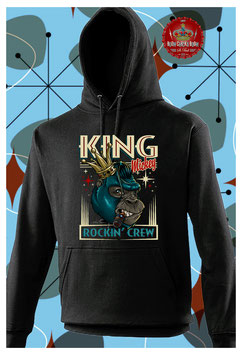 Hoodie schwarz "Rockin Crew"