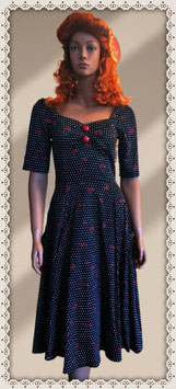 Polkadots Dolores Doll Kirschen Kleid