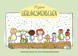 Freundschaftsbuch Meine Lieblingsmenschen - Erinnerungen an die Kindergartenzeit