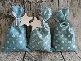 Adventskalender  Elch in Mint Grau