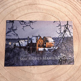 Grußkarte - "Winterschloss - Magisches Marburg"