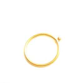 Ring *Gold* Kugel 1.5