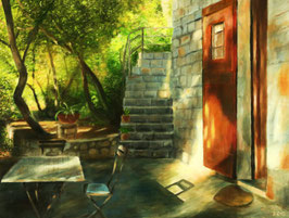 Bella Italie - Leinwanddruck 40 cm x 30 cm, ungerahmt