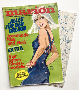 MARION - MODEJOURNAL FÜR SELBSTSCHNEIDERINNEN Vintage Modezeitschrift Nähzeitschrift - Mai 1976