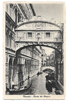 Alte Foto Postkarte VENEDIG VENEZIA Ponte dei Sospiri, Seufzerbrücke, Gondeln