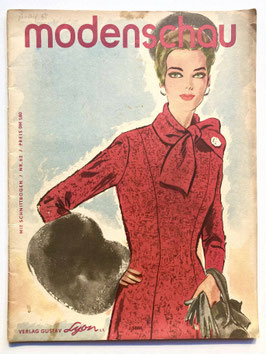 MODENSCHAU Vintage Modezeitschrift Modemagazin Heft 62 / 1960er Jahre