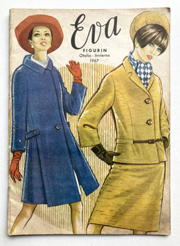 EVA FIGURIN Spanischer vintage Schnittmuster-Katalog Modezeitschrift Herbst/Winter 1967