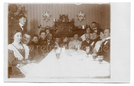 Alte Foto Postkarte DIE VERLOBUNGSFEIER 1913