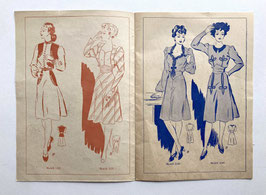 DAGMAR MODELLE Vintage Modezeitschrift Modemagazin Schnittmusterkatalog - Heft September 1946