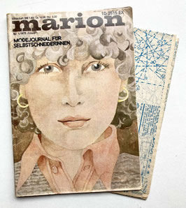 MARION - MODEJOURNAL FÜR SELBSTSCHNEIDERINNEN Vintage Modezeitschrift Nähzeitschrift - Januar 1975