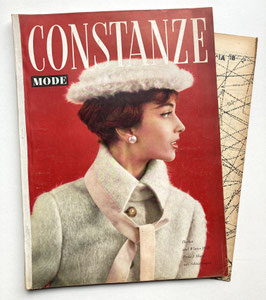 CONSTANZE MODE vintage Modezeitschrift  Modemagazin  Frauenzeitschrift - Heft Herbst/Winter 1955