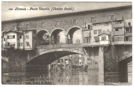 Alte Foto Postkarte FIRENZE - Ponte Vecchio, Italien um 1910