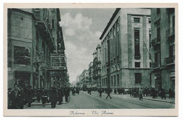 Alte Foto Postkarte PALERMO Via Roma 1937