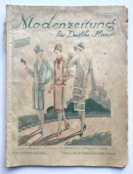 MODENZEITUNG fürs DEUTSCHE HAUS Vintage Modemagazin Modezeitschrift - Heft 42 von 1927