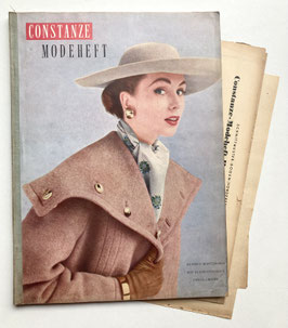 CONSTANZE MODEHEFT vintage Modezeitschrift  Modemagazin  Frauenzeitschrift - Heft Herbst/Winter 1954