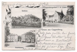 Alte Postkarte GRUSS AUS CAPPENBERG Schloss, Cappenberger Hof, Thorhäuser