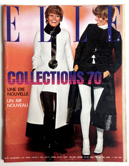 ELLE Collections 70 - französische vintage Modezeitschrift Modemagazin  Heft Nr. 1237 von 1969