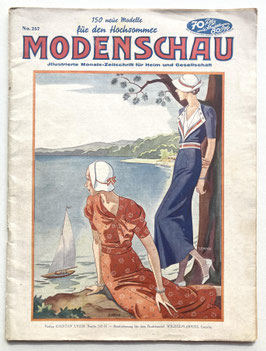 MODENSCHAU Vintage Modezeitschrift Modemagazin Modeheft - Heft Nr. 257 von 1934