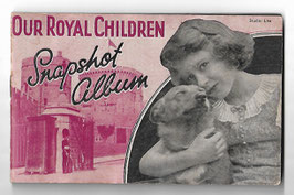 Altes englisches Fotoalbum OUR ROYAL CHILDREN-SNAPSHOT ALBUM Prinzessinnen Elisabeth und Margaret, Prinz Edward