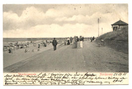 Alte Ansichtskarte NORDERNEY Strandpromenade - 1905