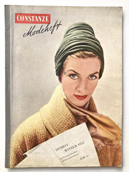 CONSTANZE MODEHEFT vintage Modezeitschrift  Modemagazin  Frauenzeitschrift - Heft Herbst/Winter 1952