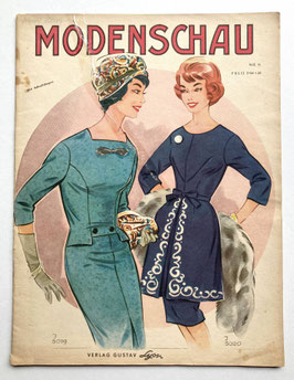 MODENSCHAU Vintage Modezeitschrift Modemagazin Heft 51 / 1960er Jahre