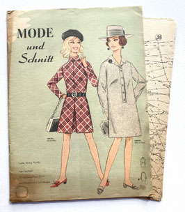 MODE UND SCHNITT Vintage Modezeitschrift Modemagazin mit Schnittmusterbögen - Nr. 0104 von 1969