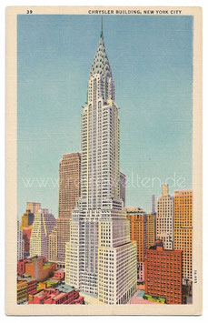 Alte Postkarte NEW YORK CITY Chrysler Building Hochhaus