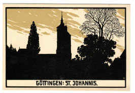 Alte Künstler-Postkarte GÖTTINGEN St. Johannis um 1915