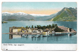 Alte Postkarte LAGO MAGGIORE - ISOLA BELLA um 1910