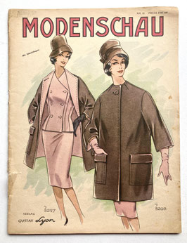 MODENSCHAU Vintage Modezeitschrift Modemagazin Heft 55 / 1960er Jahre