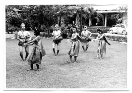 Vintage Foto TRADITIONELLE THAILÄNDISCHE TÄNZERINNEN UND TROMMLERINNEN 1960er Jahre