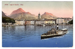 Alte Foto Postkarte LAGO DI GARDA - RIVA um 1915
