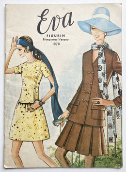EVA FIGURIN Spanischer vintage Schnittmuster-Katalog Modezeitschrift  Frühjahr/Sommer 1970