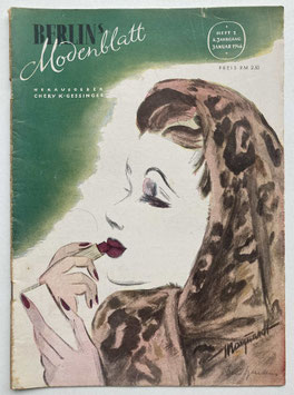 BERLINS MODENBLATT Vintage Modezeitschrift Modemagazin - Heft Nr. 1 Januar 1947