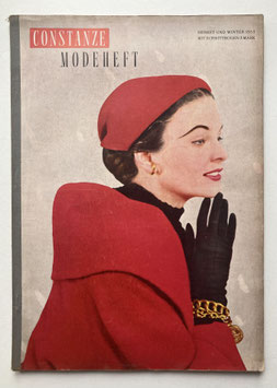 CONSTANZE MODEHEFT vintage Modezeitschrift  Modemagazin  Frauenzeitschrift - Heft Herbst/Winter 1953