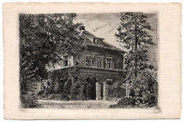 Alte  Postkarte WEIMAR Liszthaus